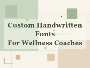 Authentic Handwriting Fonts for Empathetic Wellness Guides