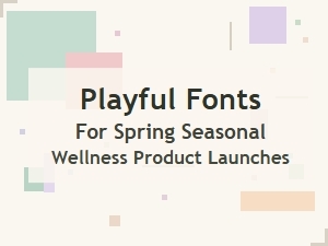 Sprouting Serenity: Playful Fonts for Seasonal Wellness